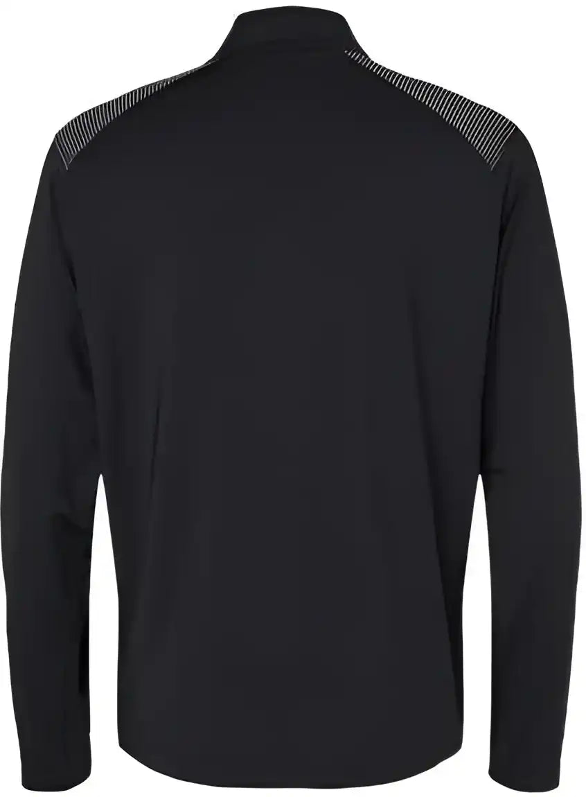 Adidas A520 Shoulder Stripe Quarter-zip Pullover - Black