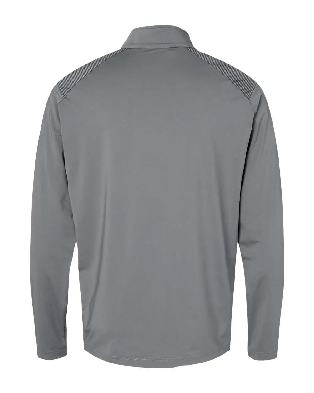 Adidas A520 Shoulder Stripe Quarter-zip Pullover - Grey Three