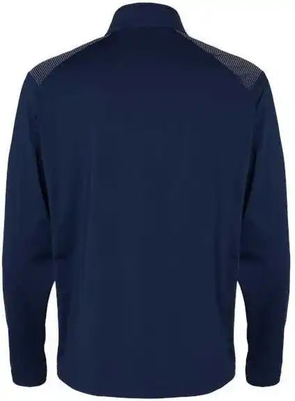 Adidas A520 Shoulder Stripe Quarter Zip Pullover Team Navy Blue