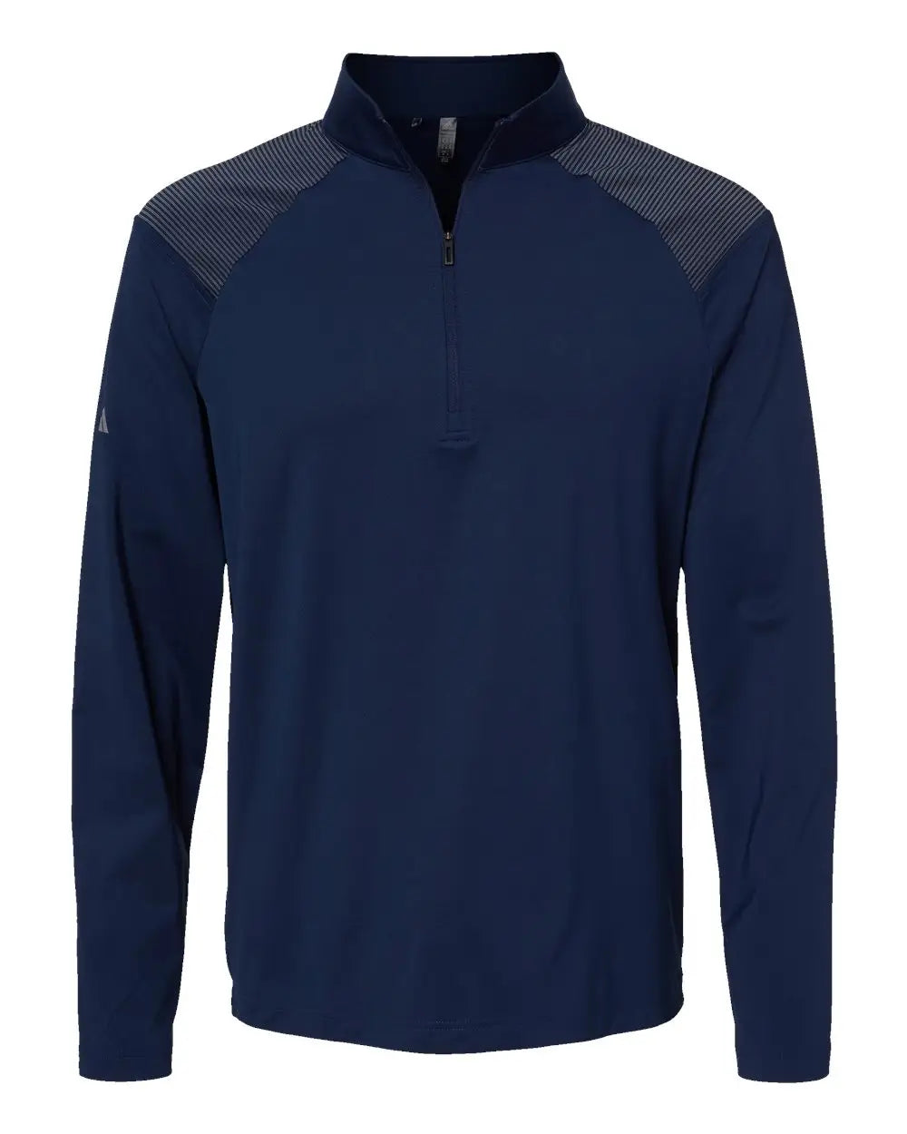 Adidas A520 Shoulder Stripe Quarter-zip Pullover - Team Navy Blue - Xs