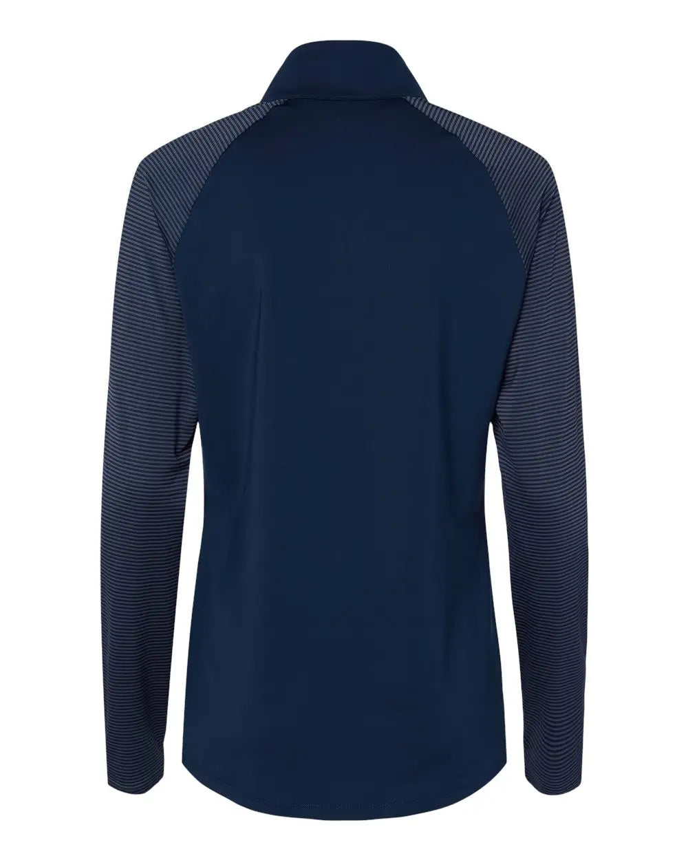 Adidas A521 Women’s Stripe Block Quarter-zip Pullover - Team Navy Blue - Xs