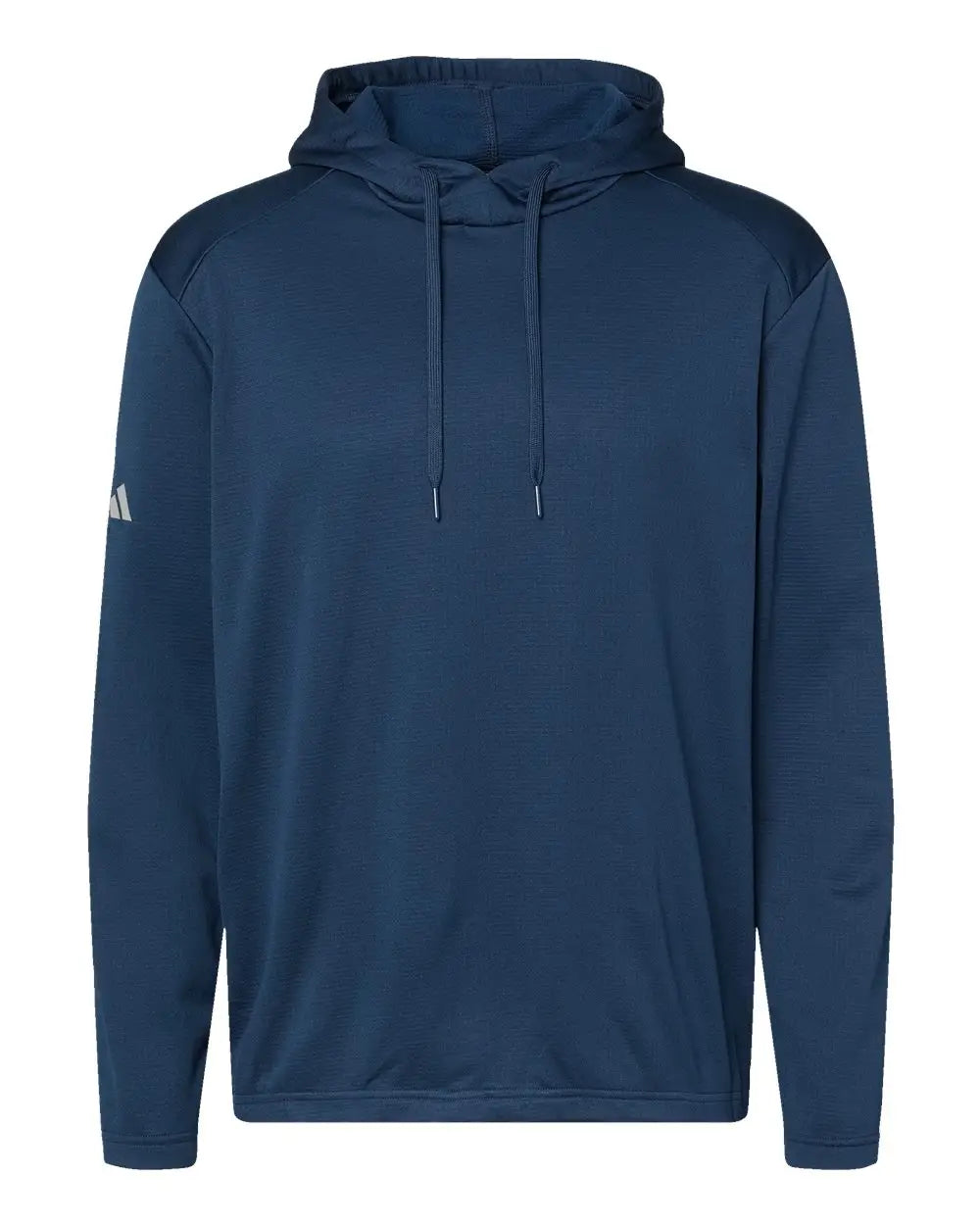 Adidas A530 Textured Mixed Media Hooded Sweatshirt - Collegiate Navy - Xs