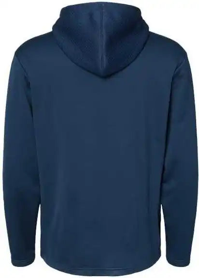 Adidas A530 Textured Mixed Media Hooded Sweatshirt - Collegiate Navy