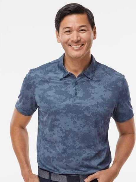 Adidas A550 Camo Polo - Tech Ink