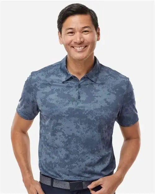 Adidas A550 Camo Polo - Tech Ink