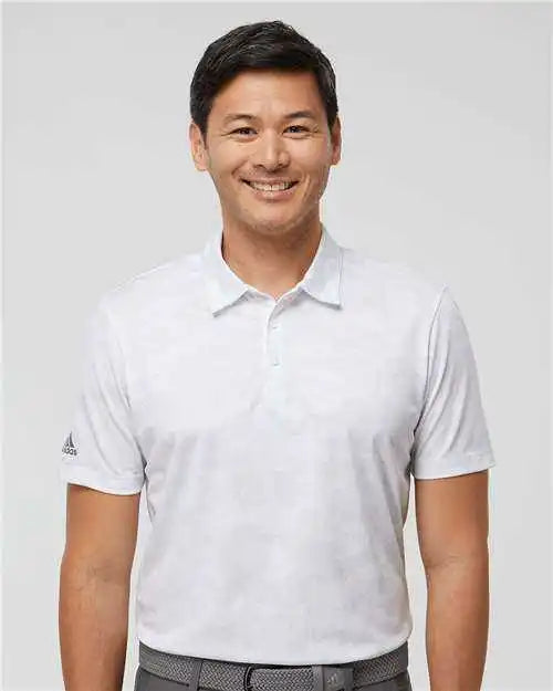 Adidas A550 Camo Polo - White