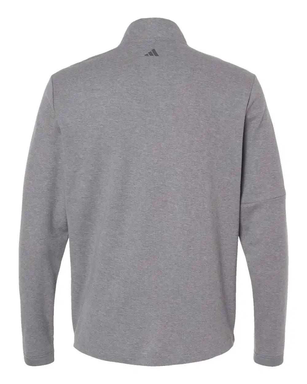 Adidas A554 3-stripes Quarter-zip Sweater - Grey Three Melange - s