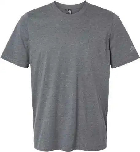 Adidas A556 Blended t Shirt Dark Gray Heather