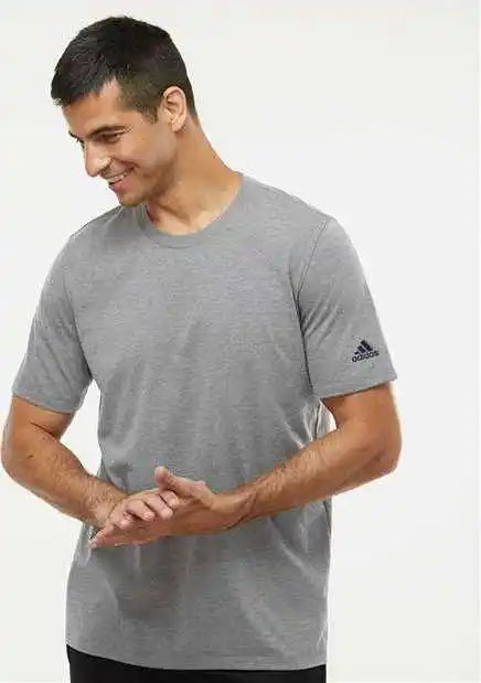 Adidas A556 Blended T-shirt - Medium Gray Heather