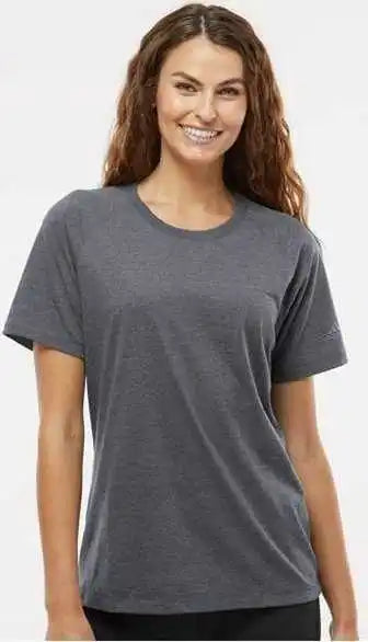 Adidas A557 Women’s Blended t Shirt Dark Gray Heather