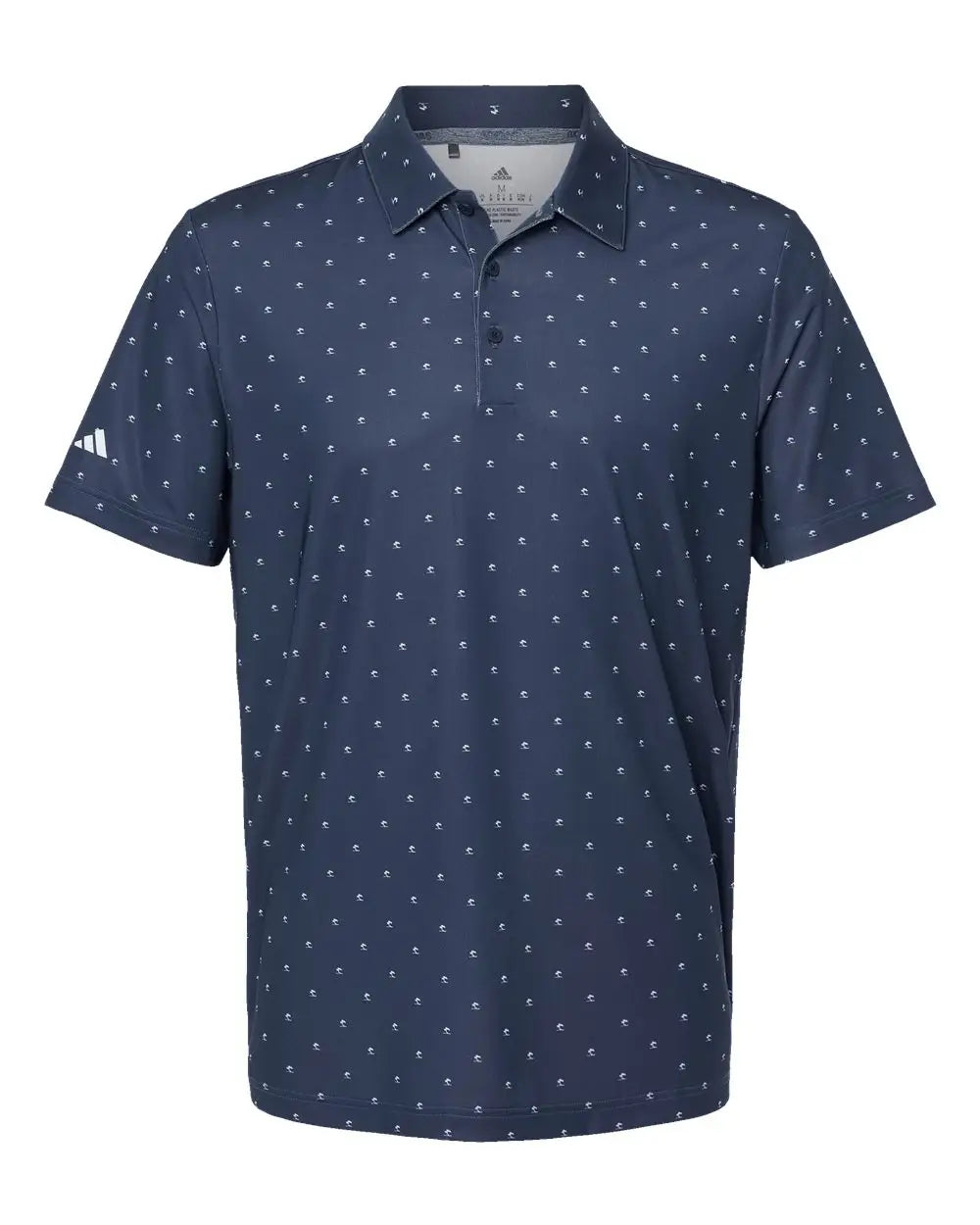 Adidas A574 Pine Tree Polo - Collegiate Navy White - s