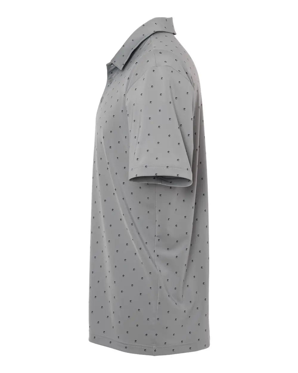 Adidas A574 Pine Tree Polo - Grey Three Black