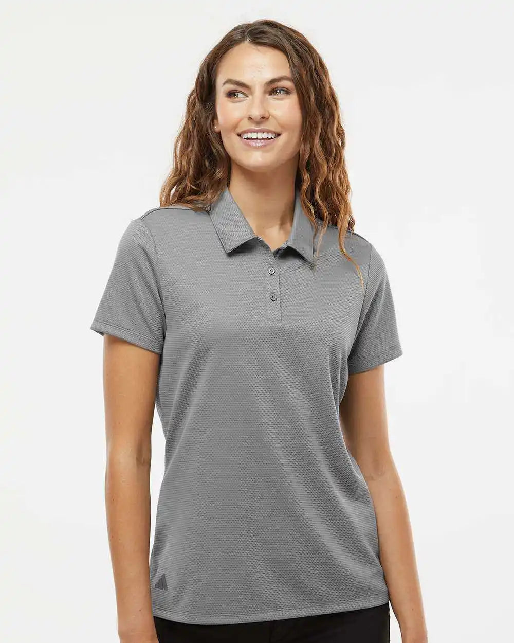 Adidas A581 Women’s Micro Pique Polo - Gray Three
