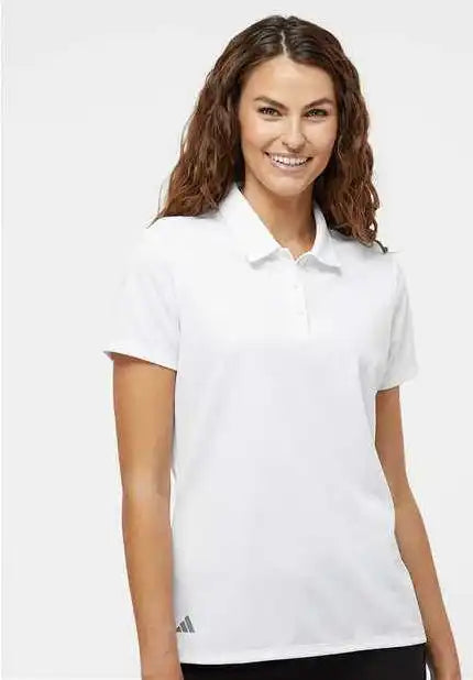 Adidas A581 Women’s Micro Pique Polo White
