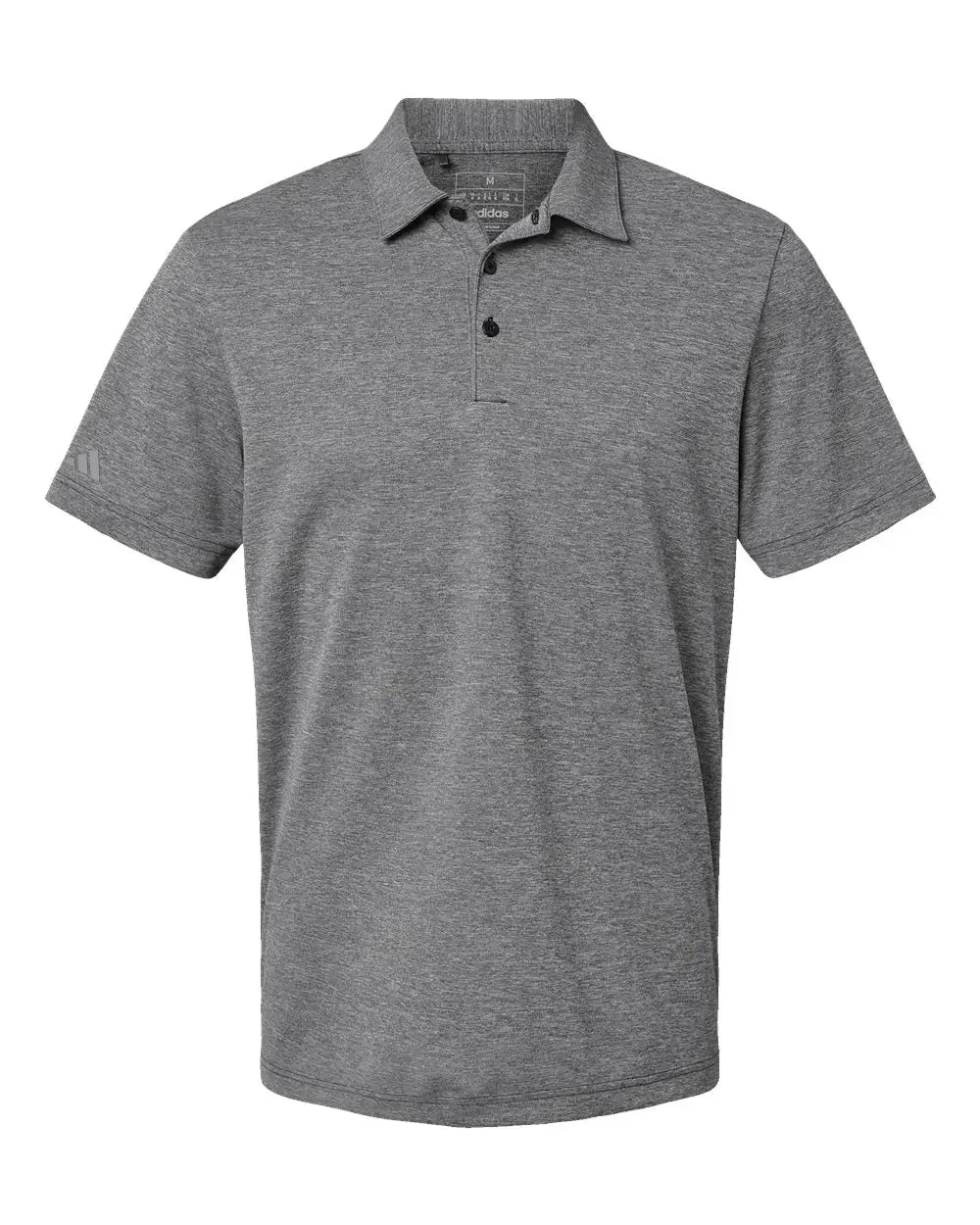 Adidas A582 Heathered Polo - Black Melange