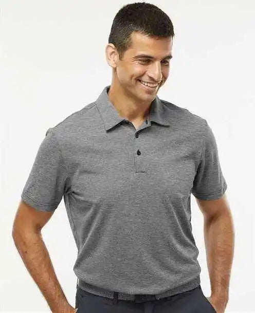 Adidas A582 Heathered Polo Black Melange