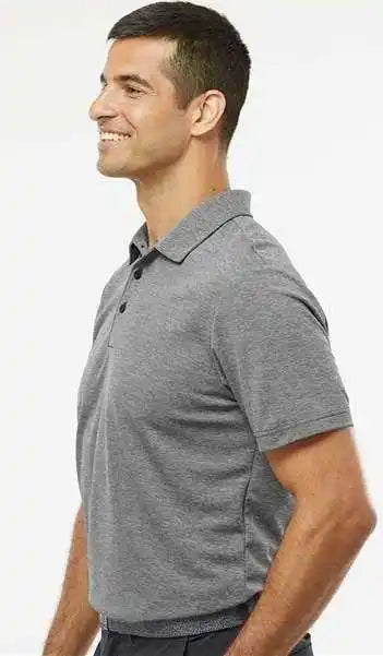 Adidas A582 Heathered Polo Black Melange