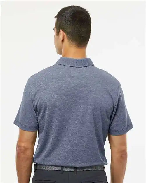 Adidas A582 Heathered Polo - Collegiate Navy Melange