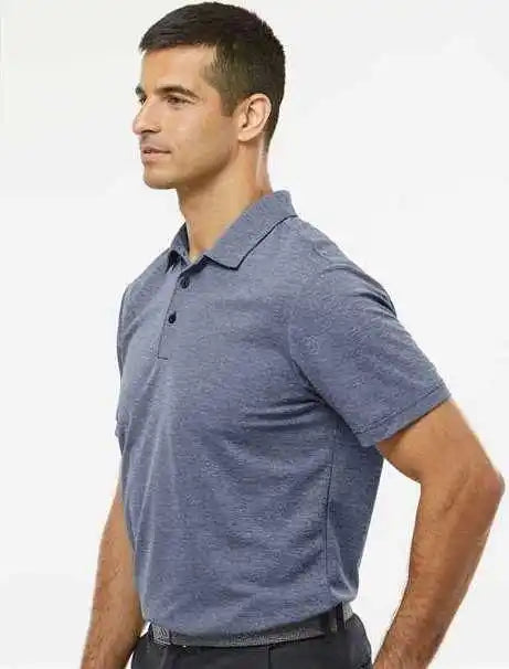 Adidas A582 Heathered Polo Collegiate Navy Melange