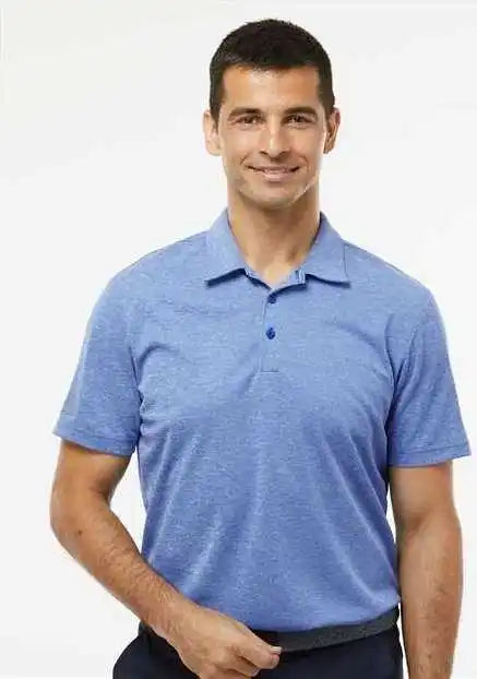 Adidas A582 Heathered Polo - Collegiate Royal Melange