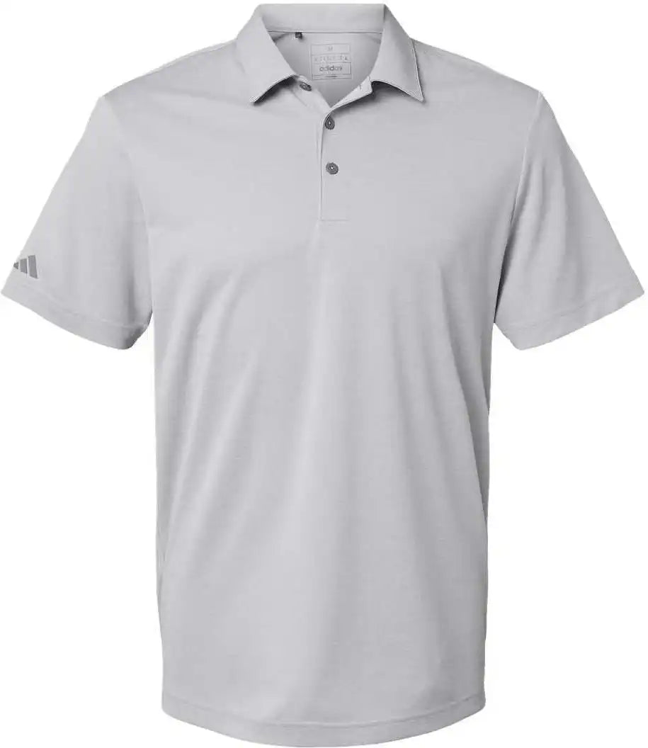 Adidas A582 Heathered Polo - Gray Two Melange