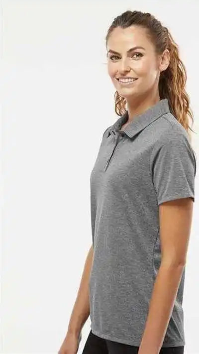 Adidas A583 Women’s Heathered Polo Black Melange