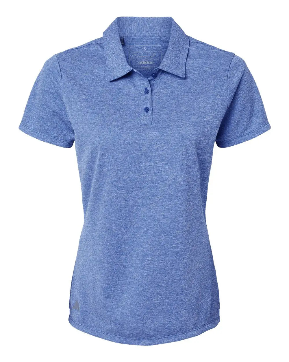 Adidas A583 Women’s Heathered Polo - Collegiate Royal Melange