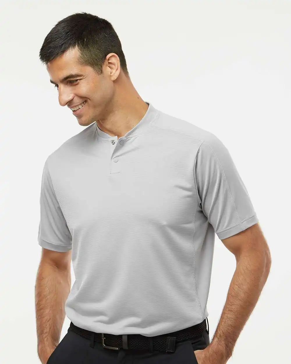 Adidas A584 Sport Collar Polo Gray Two