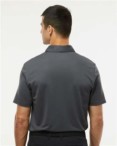 Adidas A585 Camo Chest Print Polo - Grey Six