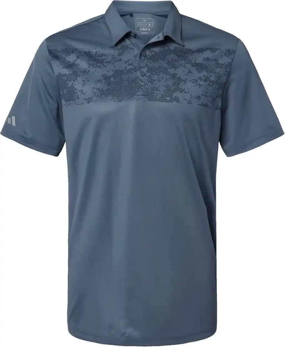Adidas A585 Camo Chest Print Polo - Tech Ink - s