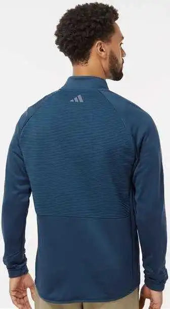 Adidas A587 Quarter-zip Pullover - Crew Navy