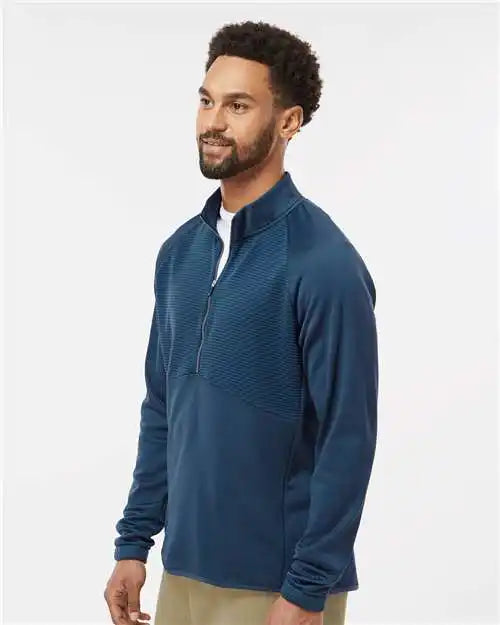 Adidas A587 Quarter-zip Pullover - Crew Navy