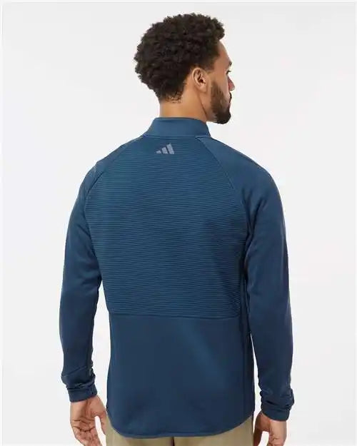 Adidas A587 Quarter-zip Pullover - Crew Navy