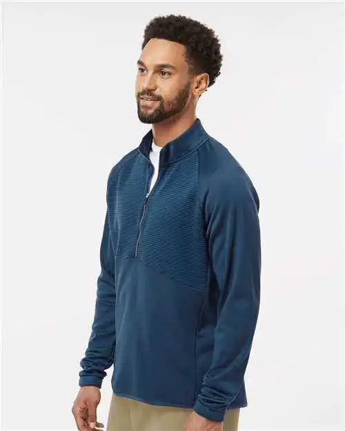 Adidas A587 Quarter-zip Pullover - Crew Navy