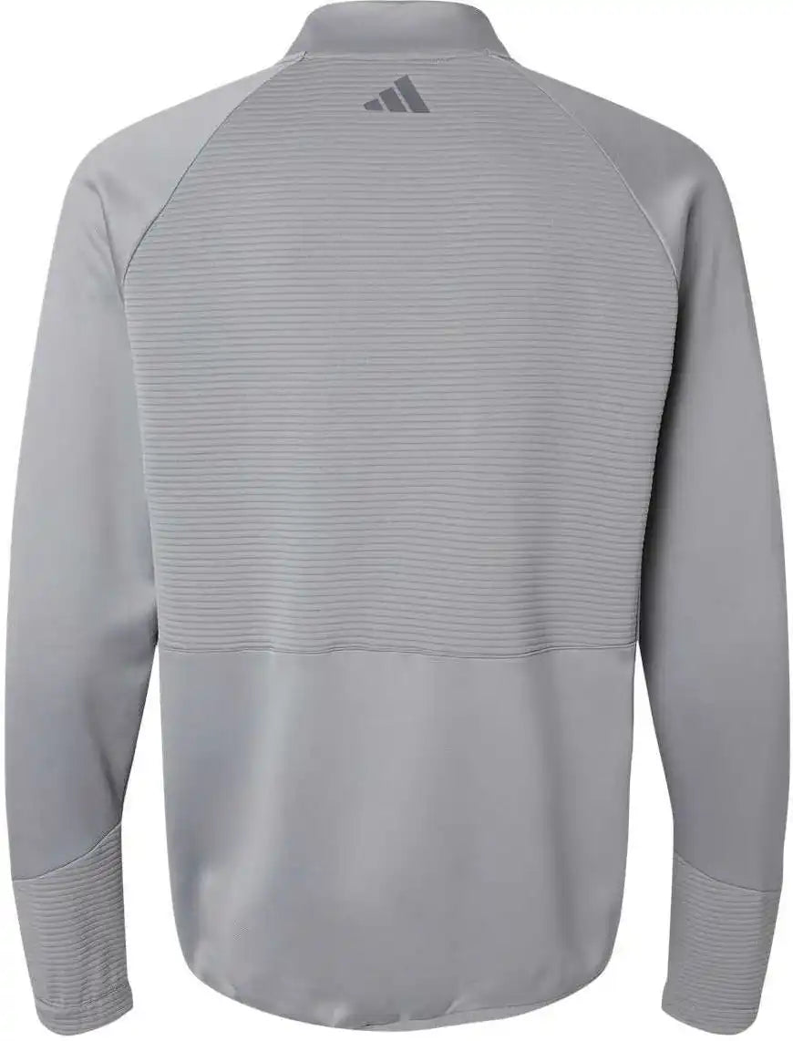Adidas A587 Quarter-zip Pullover - Gray Three