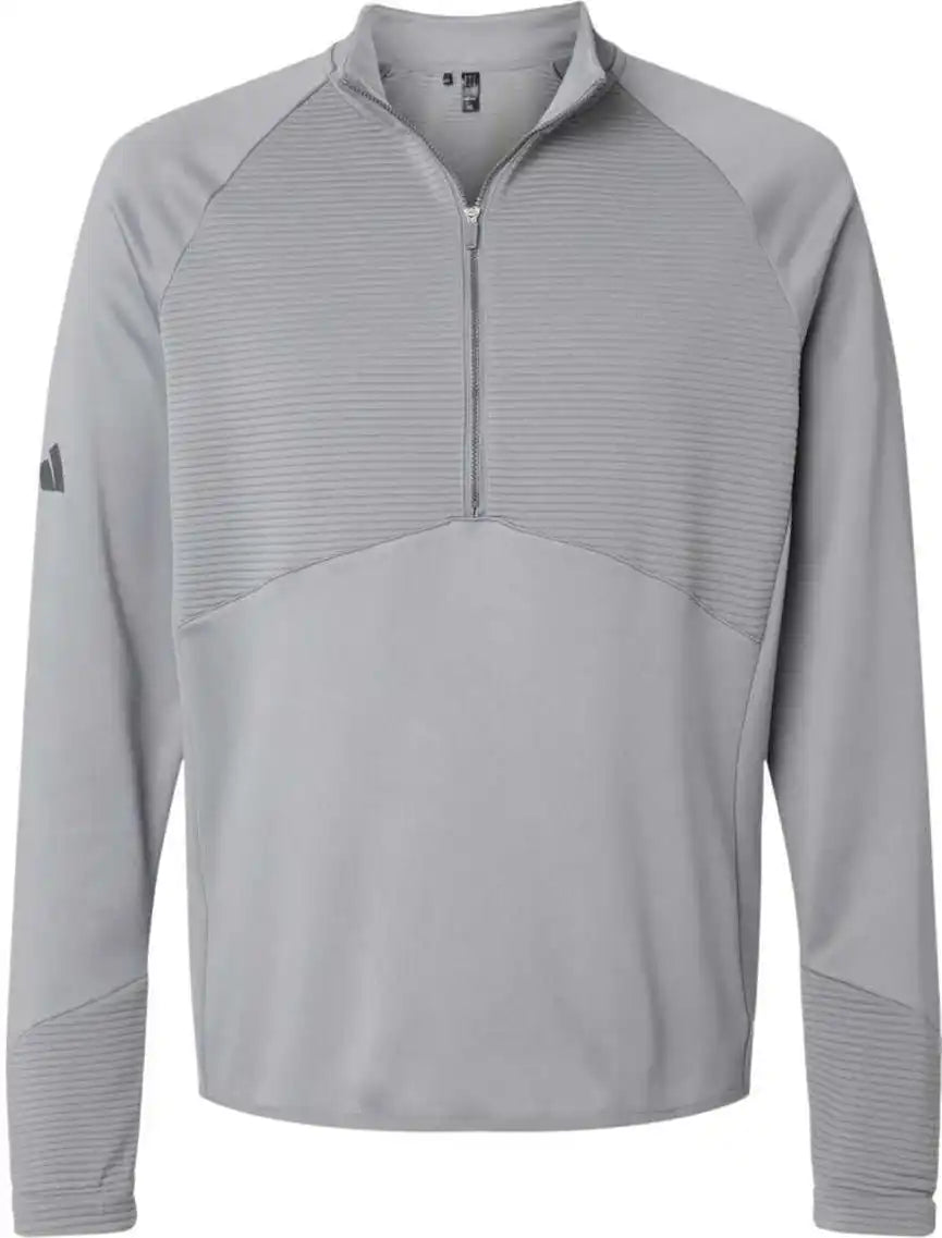 Adidas A587 Quarter-zip Pullover - Gray Three