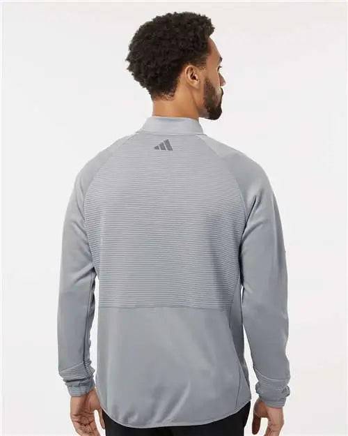Adidas A587 Quarter-zip Pullover - Grey Three