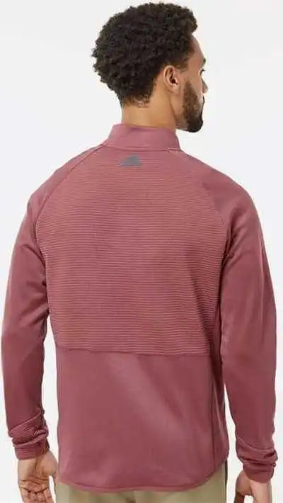 Adidas A587 Quarter Zip Pullover Quiet Crimson
