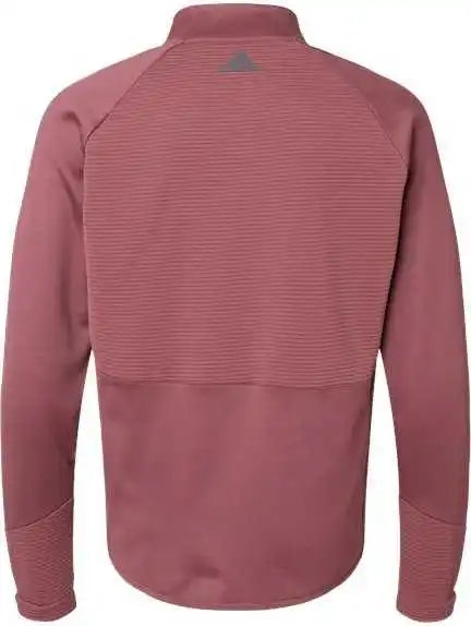 Adidas A587 Quarter Zip Pullover Quiet Crimson