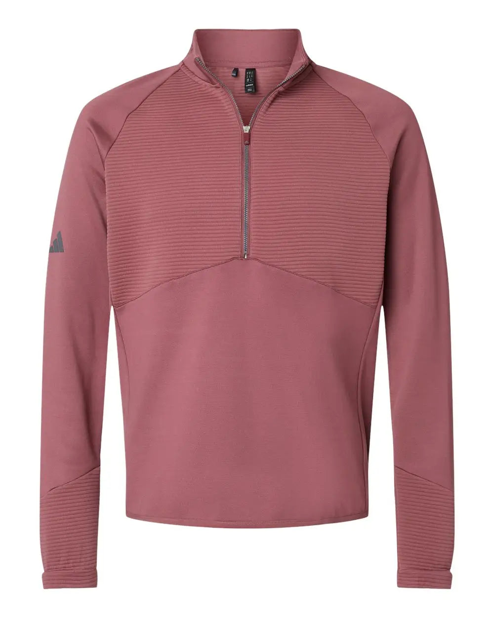 Adidas A587 Quarter-zip Pullover - Quiet Crimson - Red / s