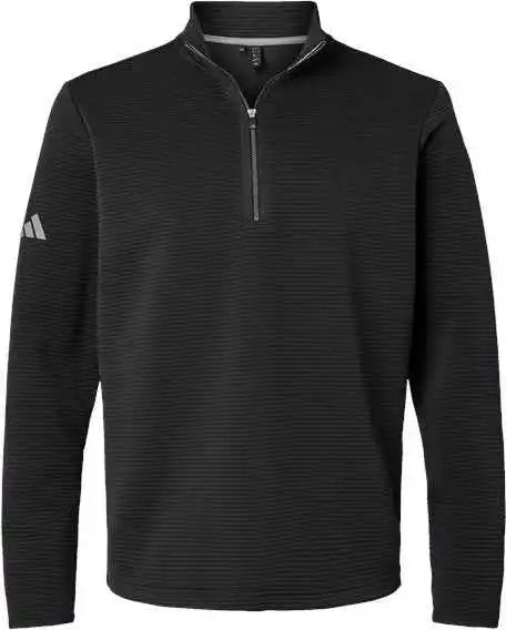 Adidas A588 Spacer Quarter Zip Pullover Black