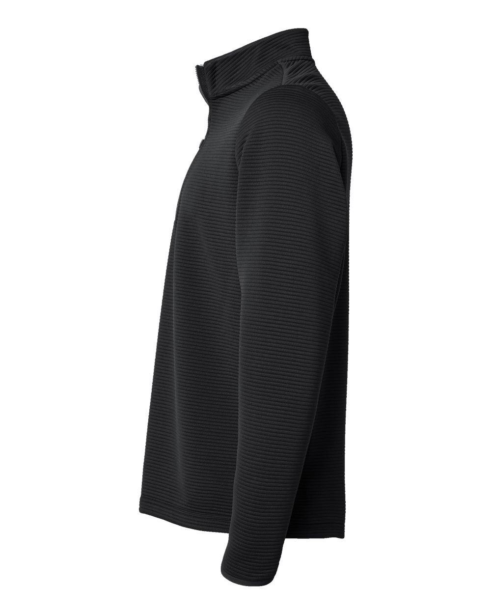 Adidas A588 Spacer Quarter-zip Pullover - Black