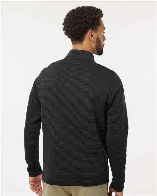 Adidas A588 Spacer Quarter Zip Pullover Black