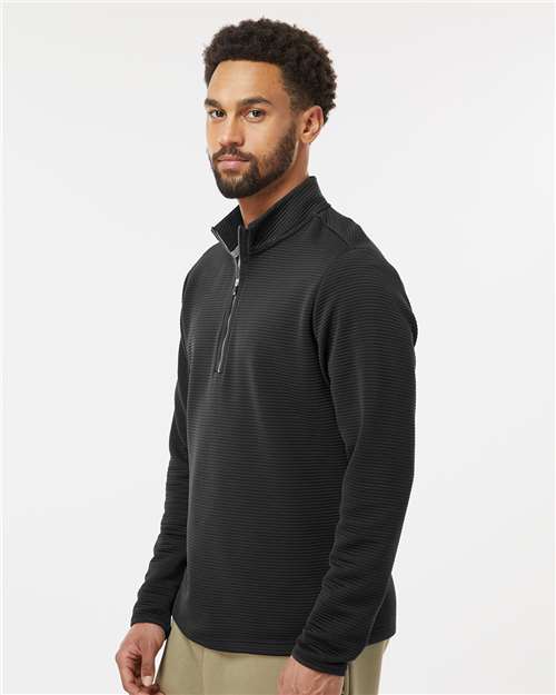 Adidas A588 Spacer Quarter-zip Pullover - Black