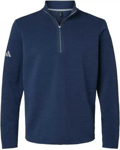 Adidas A588 Spacer Quarter-zip Pullover - Collegiate Navy