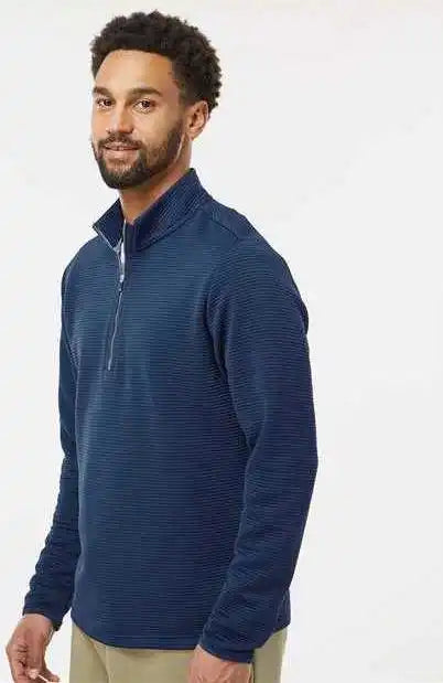 Adidas A588 Spacer Quarter Zip Pullover Collegiate Navy