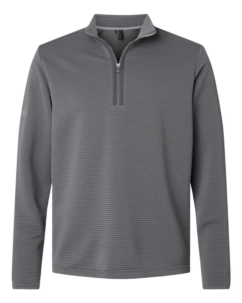 Adidas A588 Spacer Quarter-zip Pullover - Gray Five - Adult s