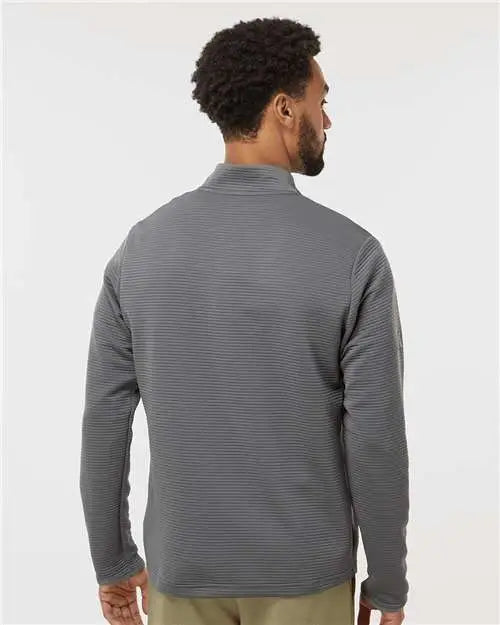 Adidas A588 Spacer Quarter-zip Pullover - Gray Five