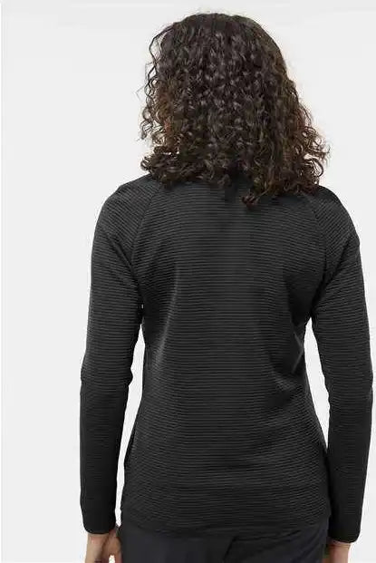 Adidas A589 Women’s Spacer Quarter Zip Pullover Black