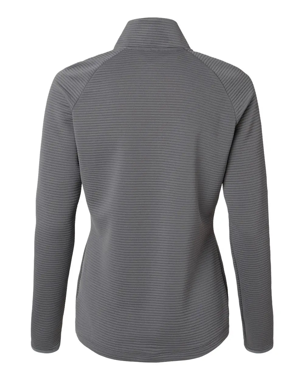 Adidas A589 Women’s Spacer Quarter-zip Pullover - Grey Five